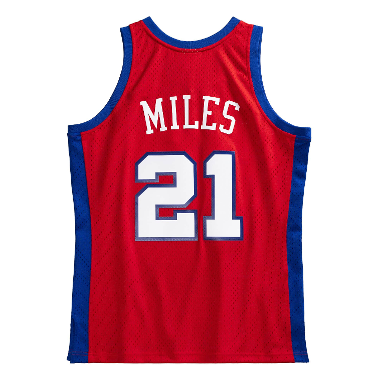 Men’s Darius Miles Los Angeles Clippers 2000-2001 Red product image 2