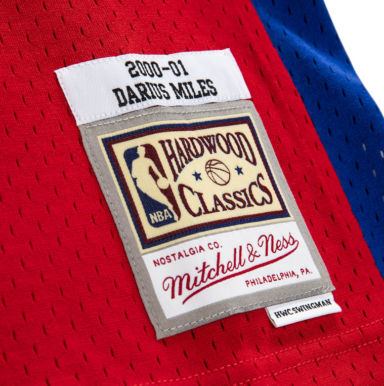 Men’s Darius Miles Los Angeles Clippers 2000-2001 Red product image 3