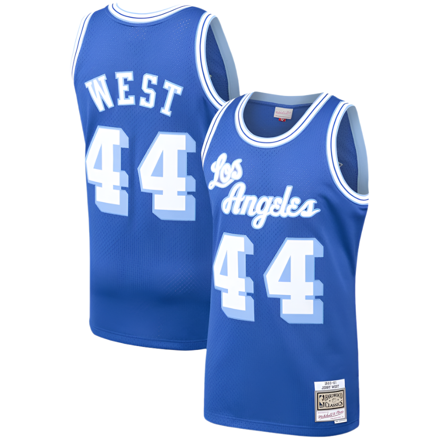 Men's Los Angeles Lakers Jerry West Mitchell & Ness Royal product image 1