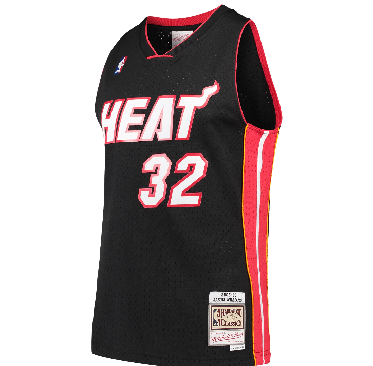 Men's Miami Heat Shaquille O'Neal Mitchell & Ness Black product image 2