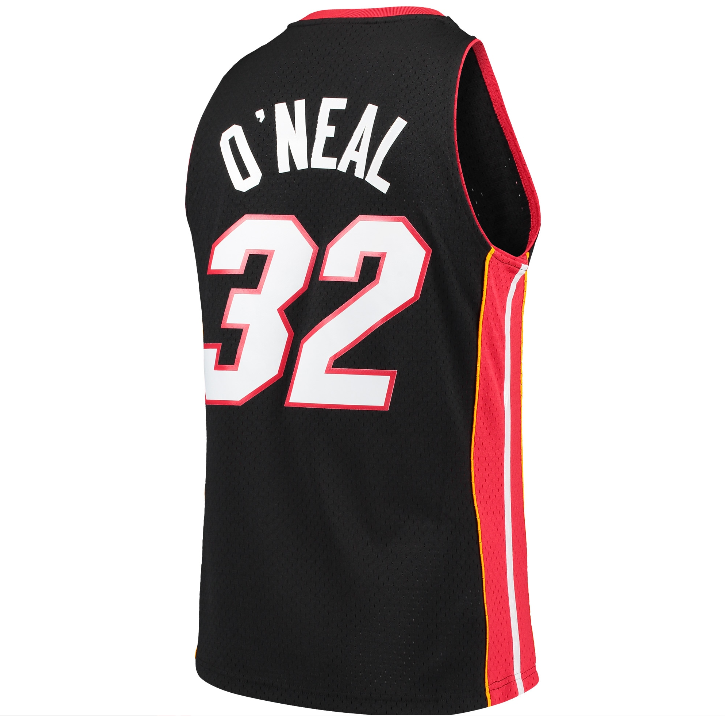 Men's Miami Heat Shaquille O'Neal Mitchell & Ness Black product image 3