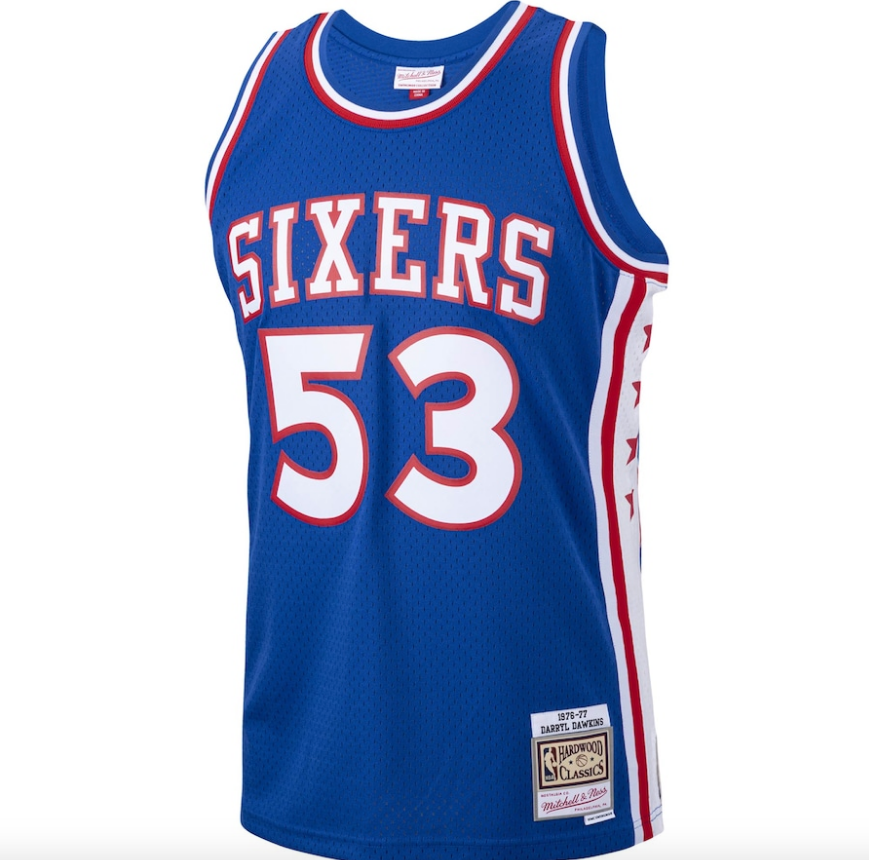 Men's Mitchell & Ness Darryl Dawkins Royal Philadelphia product image 2