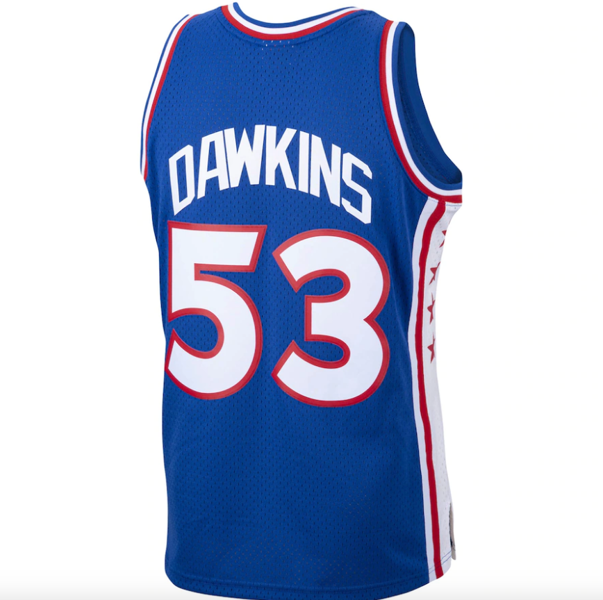Men's Mitchell & Ness Darryl Dawkins Royal Philadelphia product image 3
