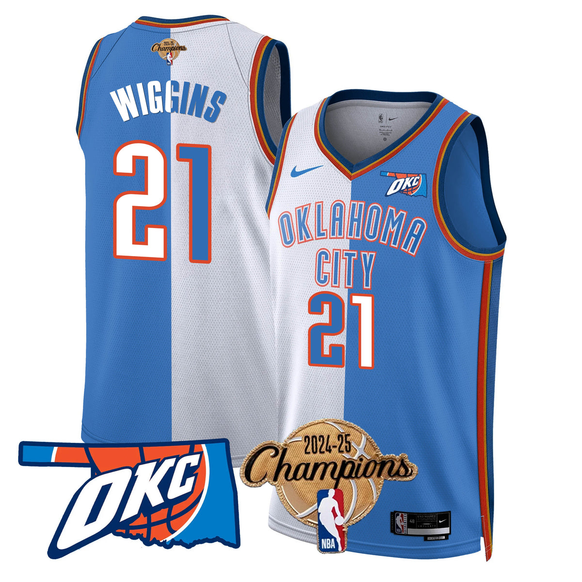 OKC 2024-25 Champions Jersey - Stitched product image 24