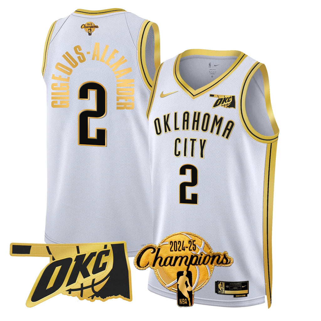 OKC 2024-25 Champions Jersey - Stitched product image 27