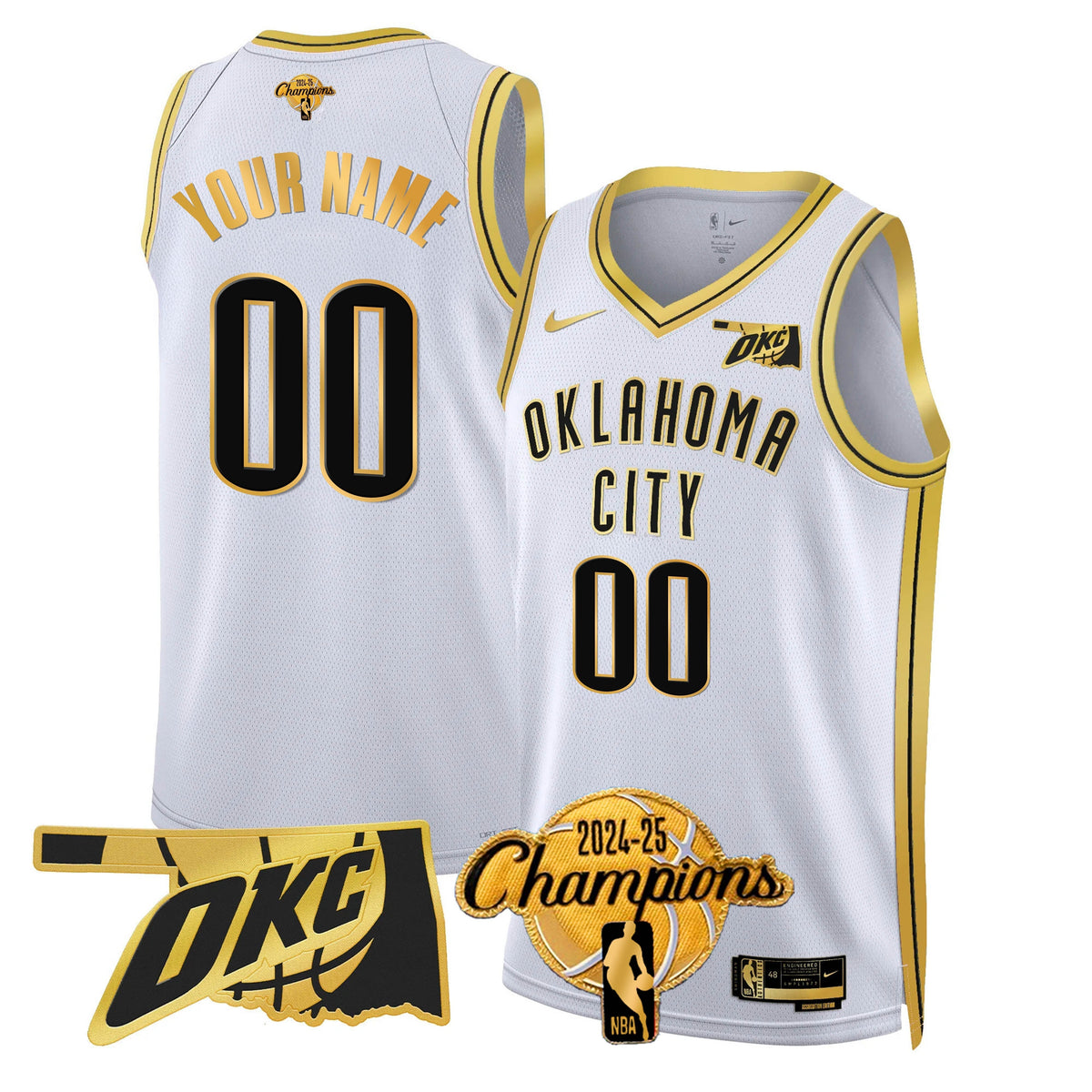 OKC 2024-25 Champions Custom Jersey - Stitched product image 5