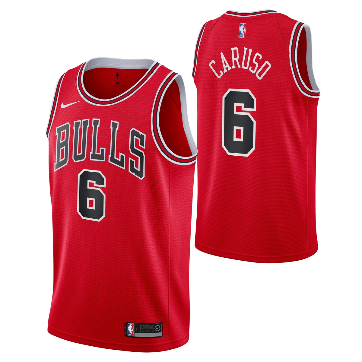 Chicago Bulls Alex Caruso Red Nike Replica Jersey product image 1