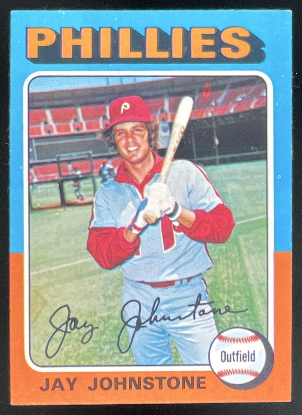 1975 Topps #242 Jay Johnstone product image 1, provided for visual reference and product detail review