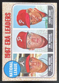 1968 Topps #7 National League ERA Leaders Phil Niekro Jim Bunning Chris Short product image 1, provided for visual reference