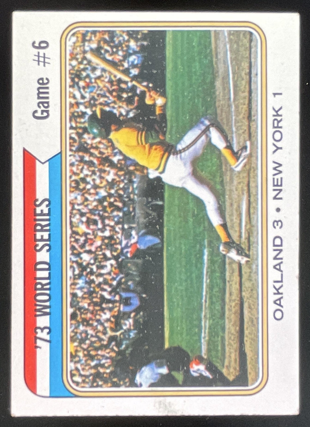 1974 Topps #477 73 World Series Game #6 product image 1, provided for visual reference and product detail review