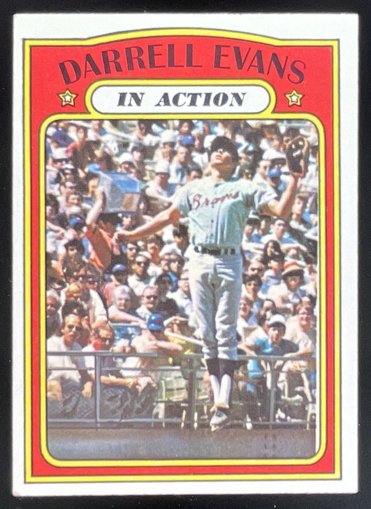 1972 Topps #172 Darrell Evans product image 1, provided for visual reference and product detail review