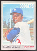 1970 Topps #390 Willie Davis product image 1, provided for visual reference and product detail review
