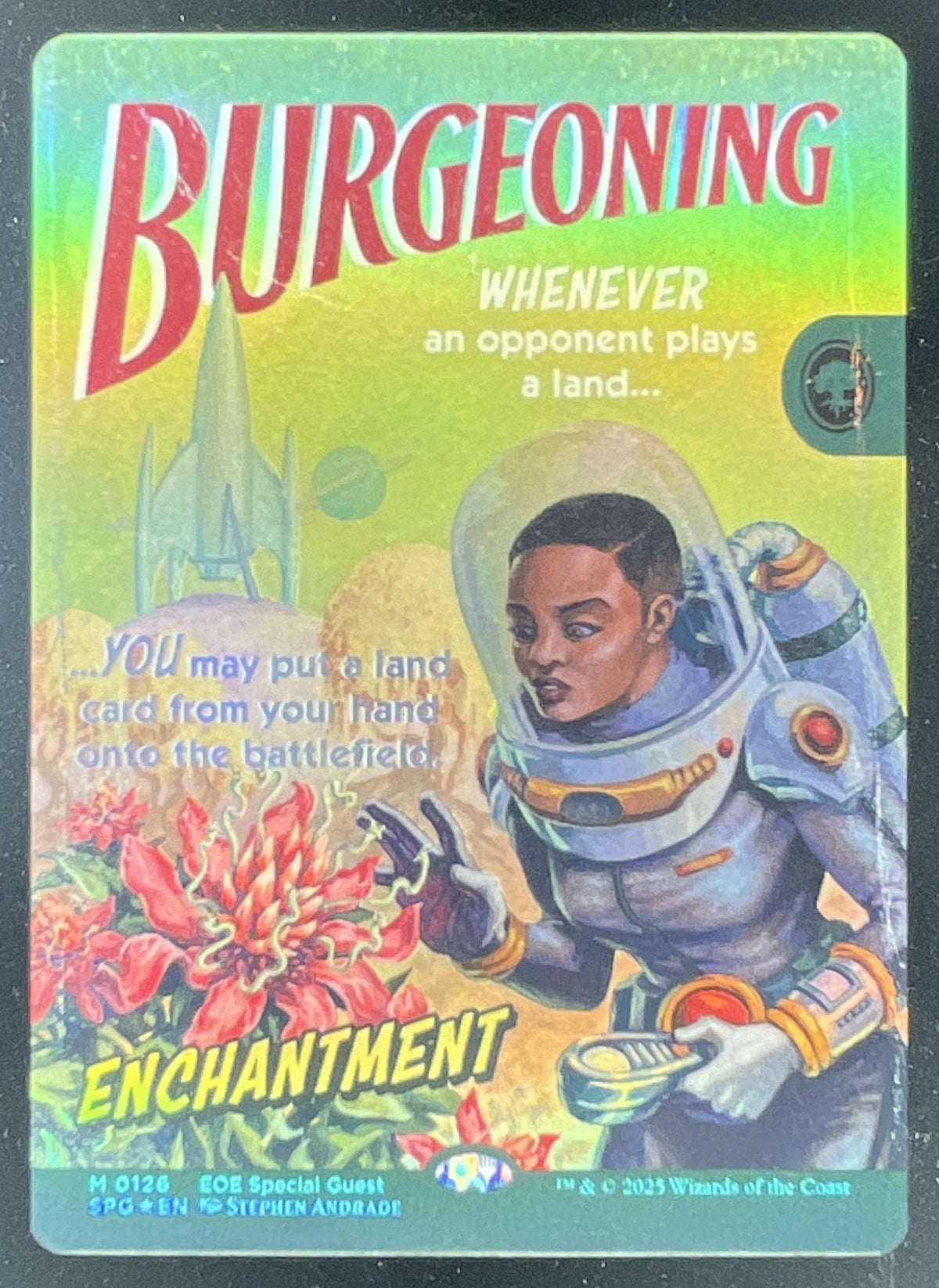 2025 Magic: The Gathering Special Guests Mythic Foil #0126 Burgeoning product image 1, provided for visual reference and