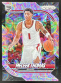 2025-26 Panini Prizm Cherry Blossom Prizm #80 Meleek Thomas /20 product image 1, provided for visual reference and product