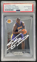 2012-13 Panini Prizm #166 Shaquille O'Neal PSA Authentic Autograph product image 1, provided for visual reference and