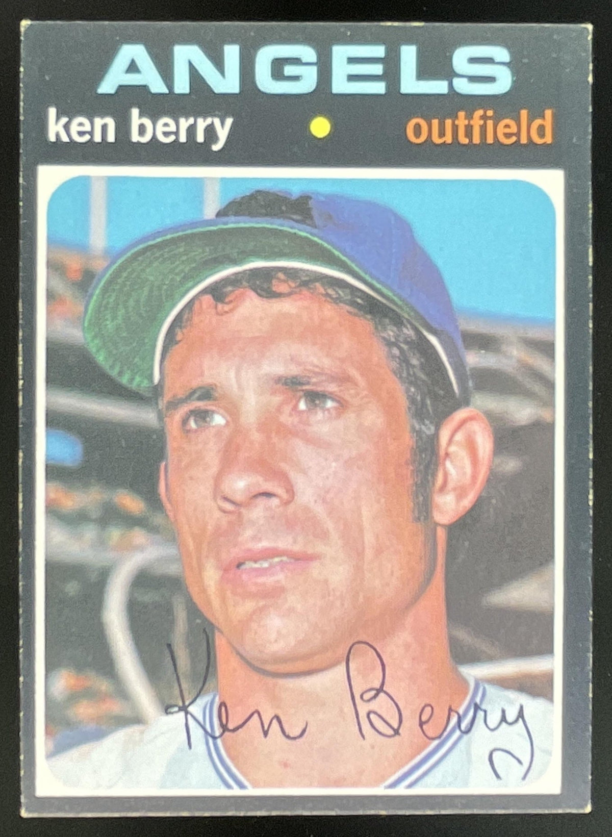 1971 Topps #466 Ken Berry product image 1, provided for visual reference and product detail review