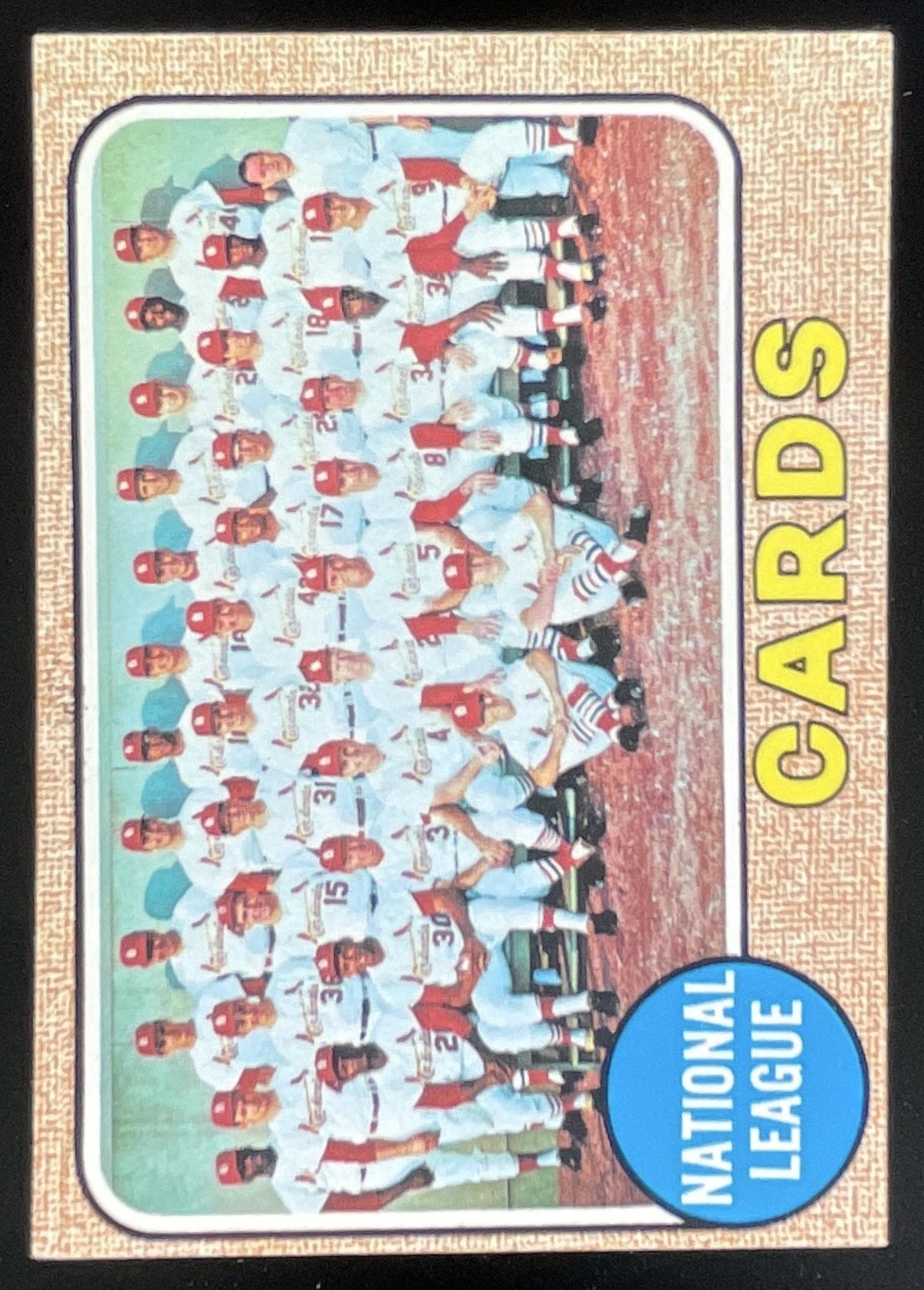 1968 Topps #497 St. Louis Cardinals product image 1, provided for visual reference and product detail review