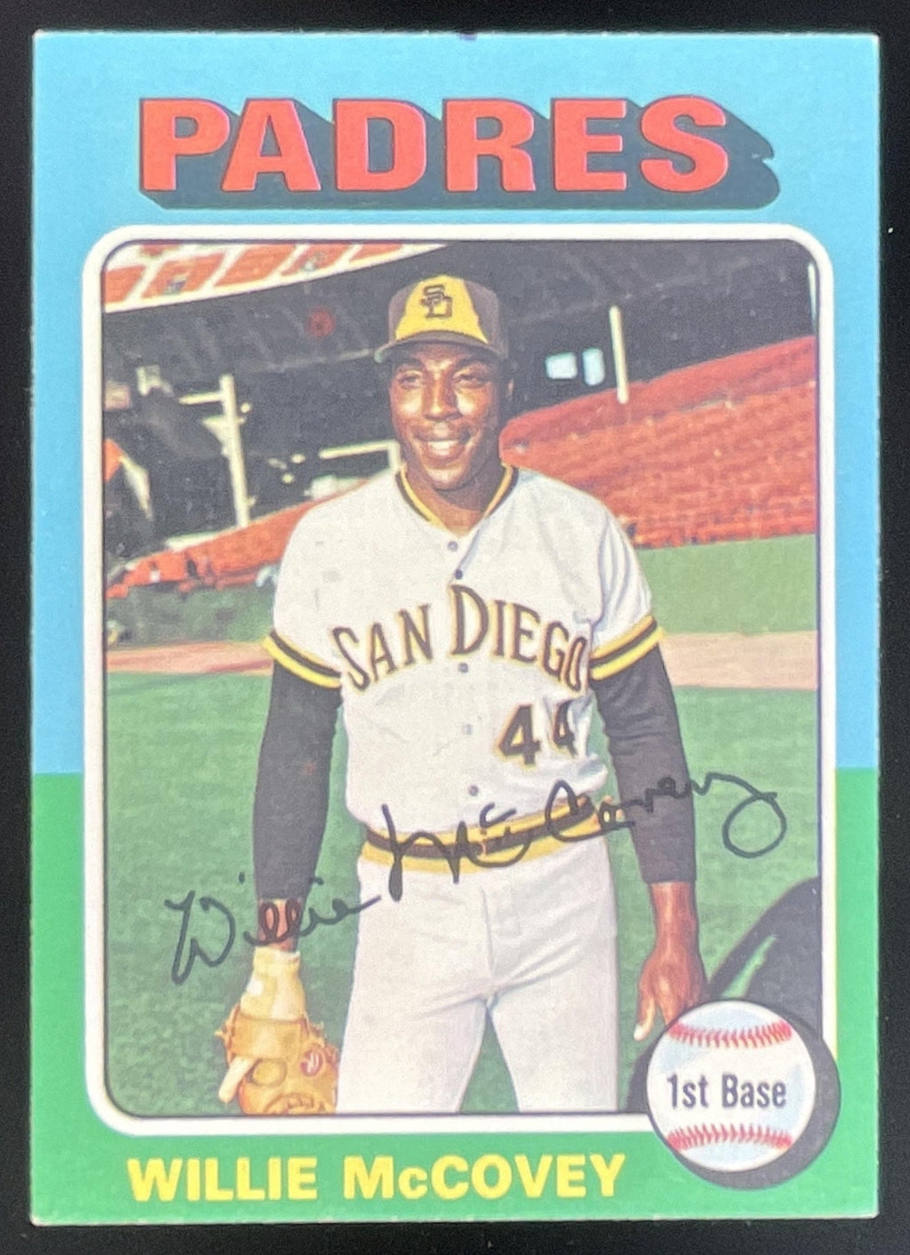 1975 Topps #450 Willie McCovey product image 1, provided for visual reference and product detail review