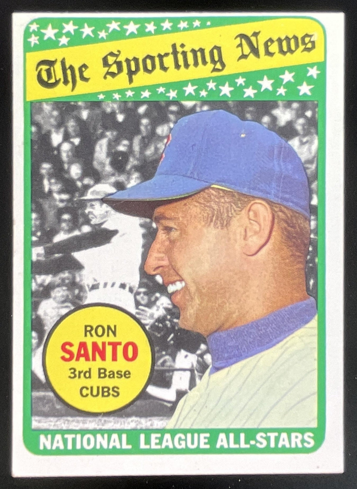 1969 Topps #420 Ron Santo All-Star product image 1, provided for visual reference and product detail review