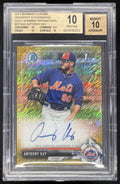 2017 Bowman Chrome Prospect #CPA-AK Anthony Kay RC Auto BGS 10 product image 1, provided for visual reference and product