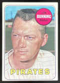 1969 Topps #175 Jim Bunning product image 1, provided for visual reference and product detail review