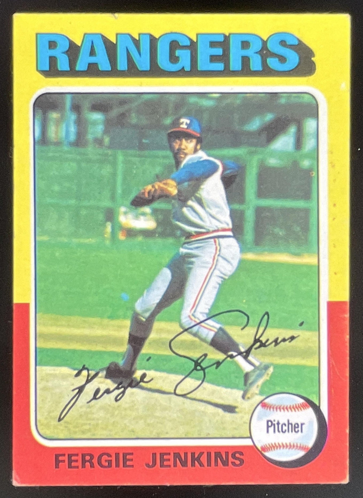 1975 Topps #60 Fergie Jenkins product image 1, provided for visual reference and product detail review