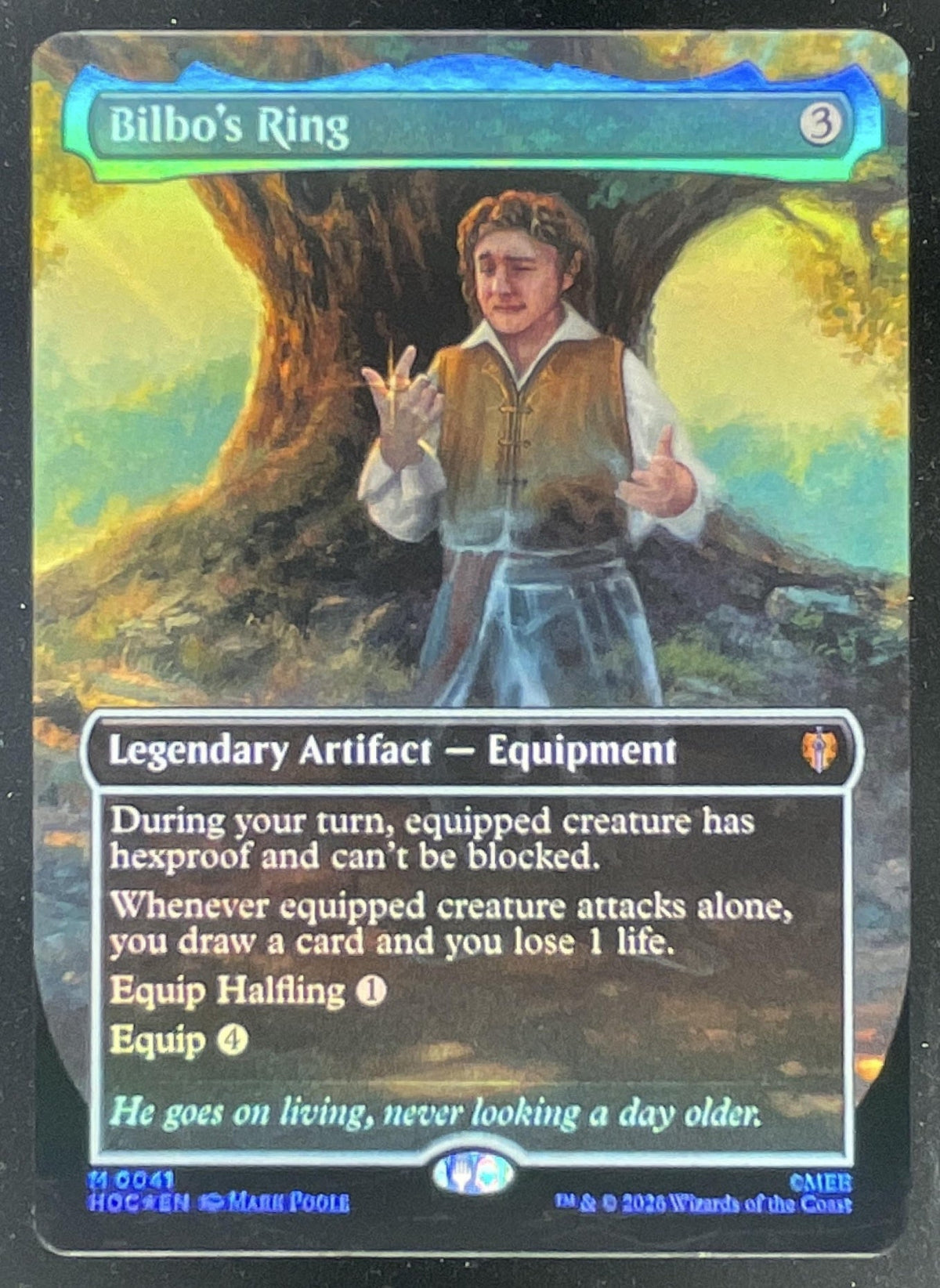 2026 Magic: The Gathering The Hobbit Eternal Mythic Rare Holo Bilbo's Ring Foil product image 1, provided for visual