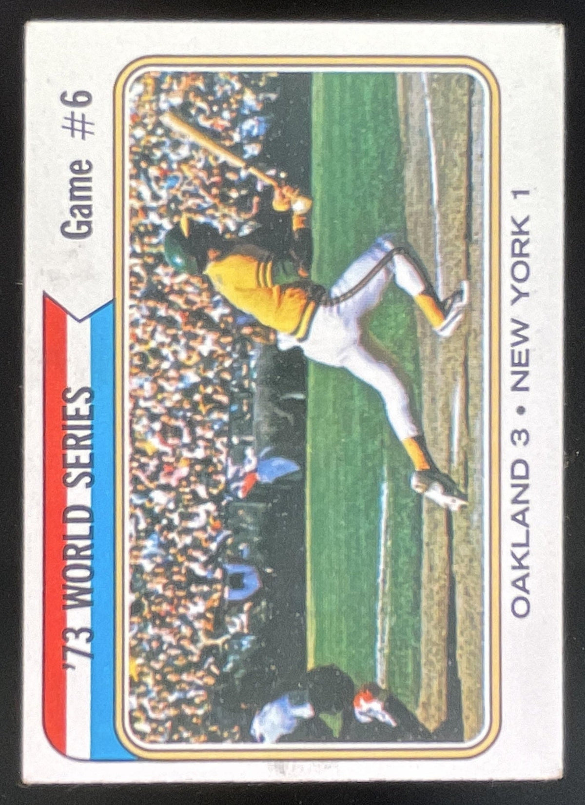 1974 Topps #477 73 World Series Game #6 product image 1, provided for visual reference and product detail review