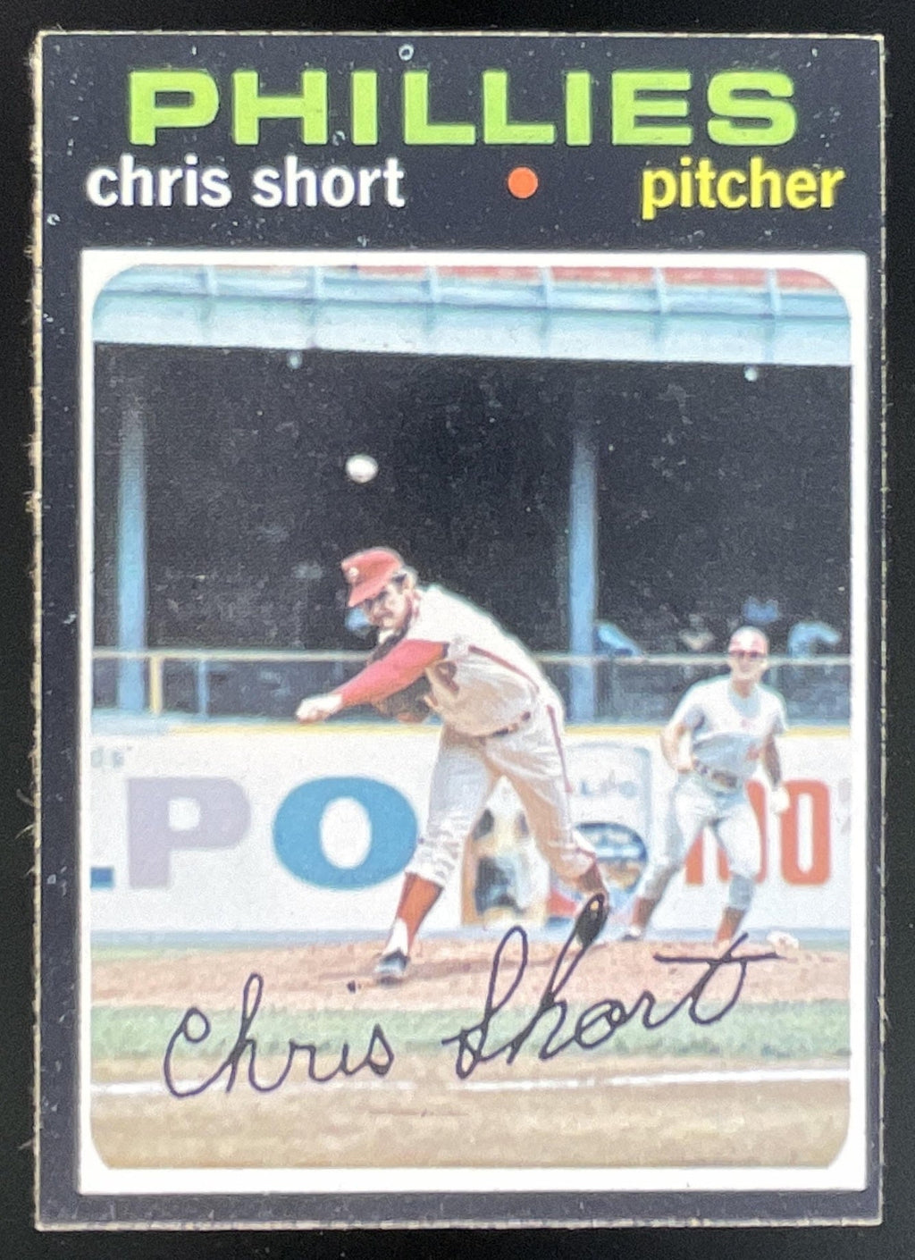 1971 Topps #511 Chris Short product image 1, provided for visual reference and product detail review