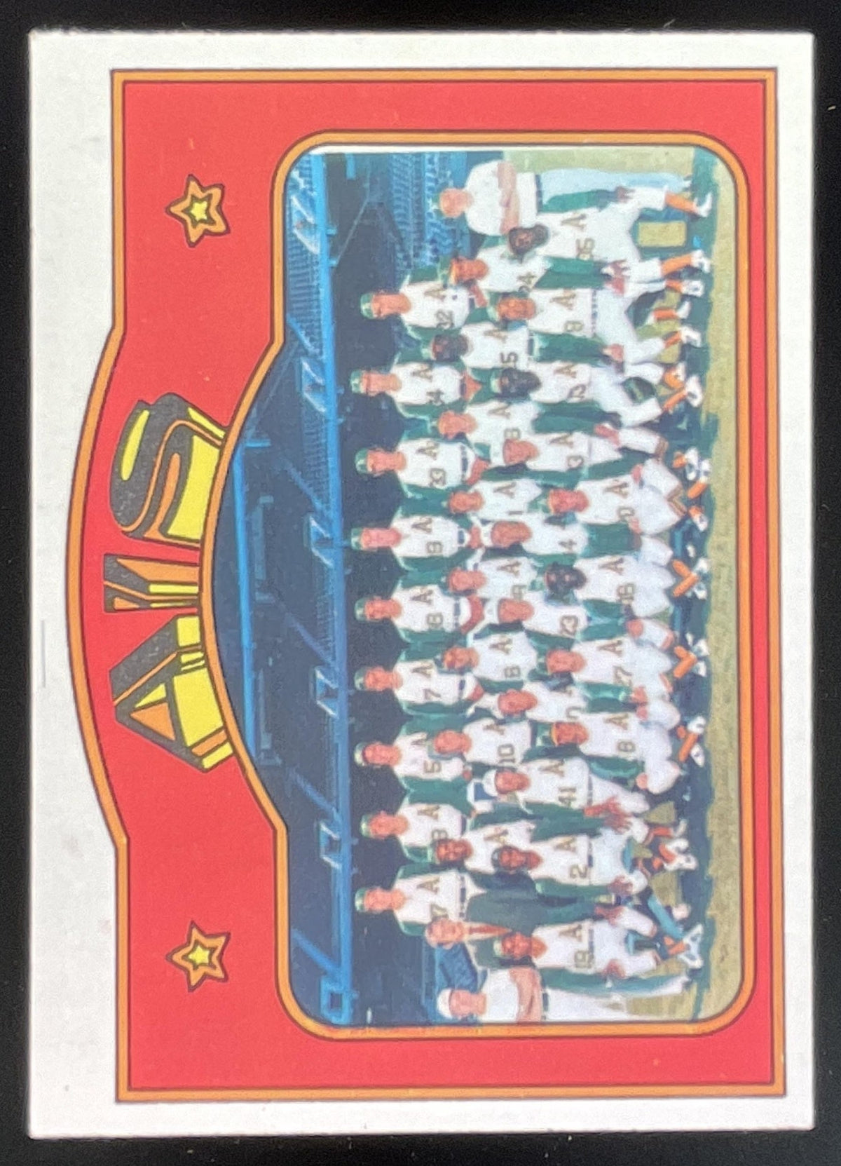 1972 Topps #454 Oakland A's product image 1, provided for visual reference and product detail review