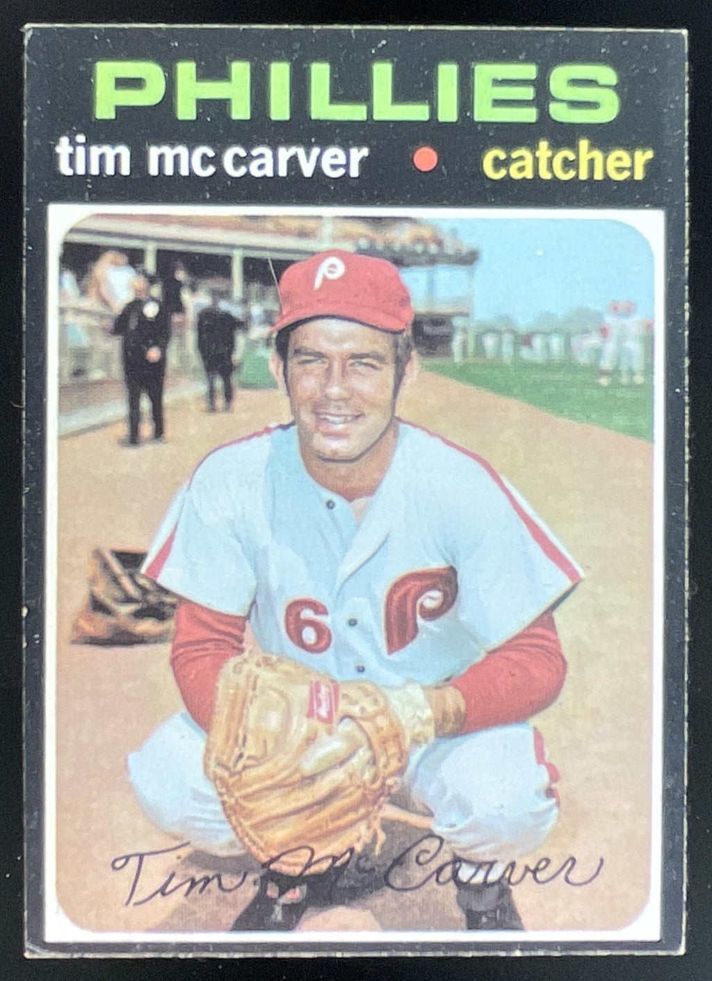 1971 Topps #465 Tim McCarver product image 1, provided for visual reference and product detail review