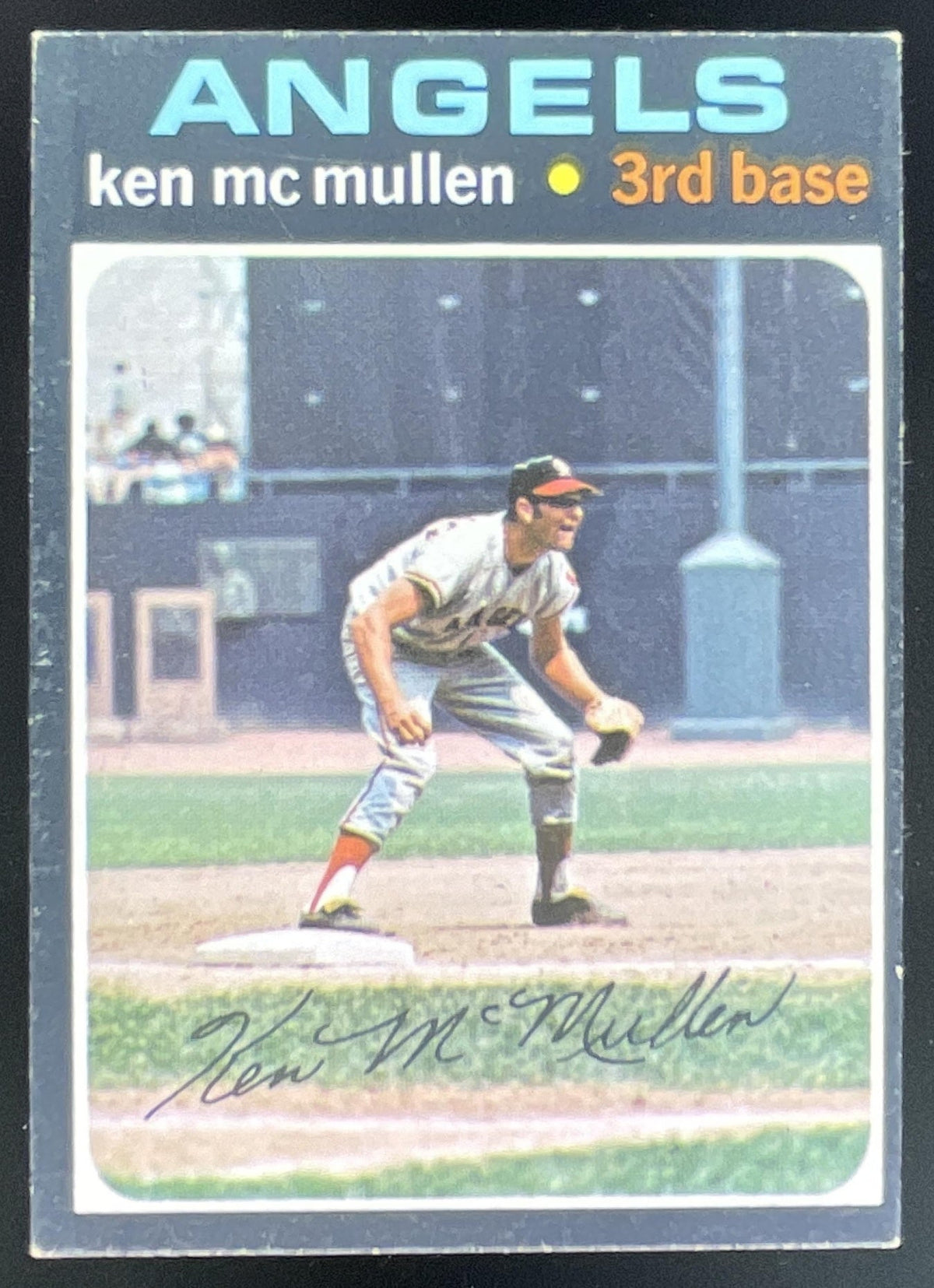1971 Topps #485 Ken McMullen product image 1, provided for visual reference and product detail review