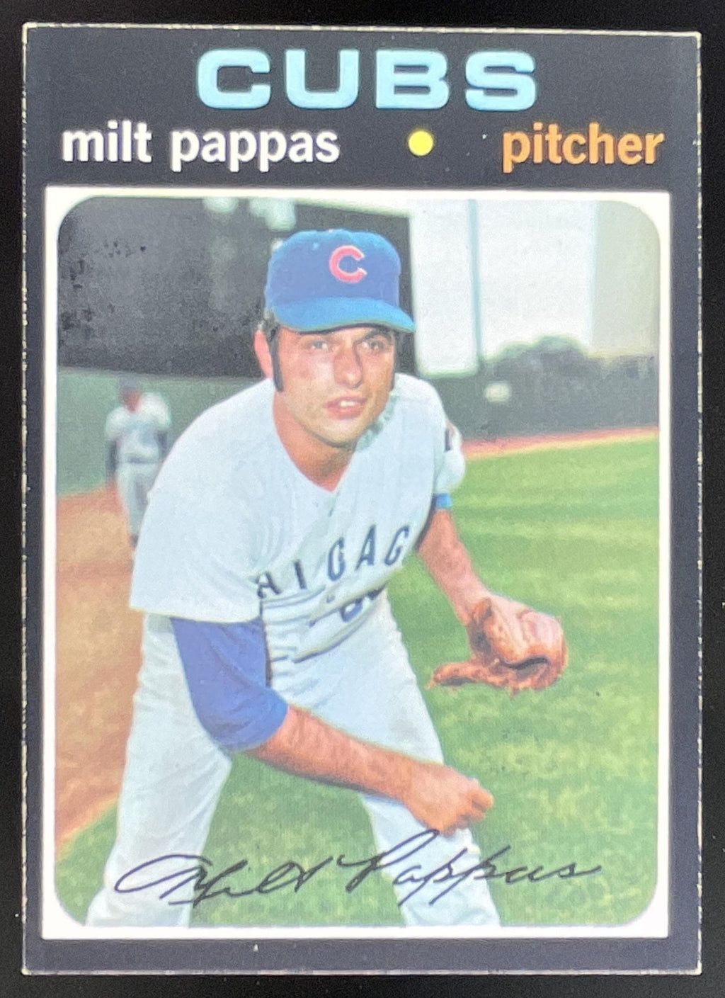 1971 Topps #441 Milt Pappas product image 1, provided for visual reference and product detail review
