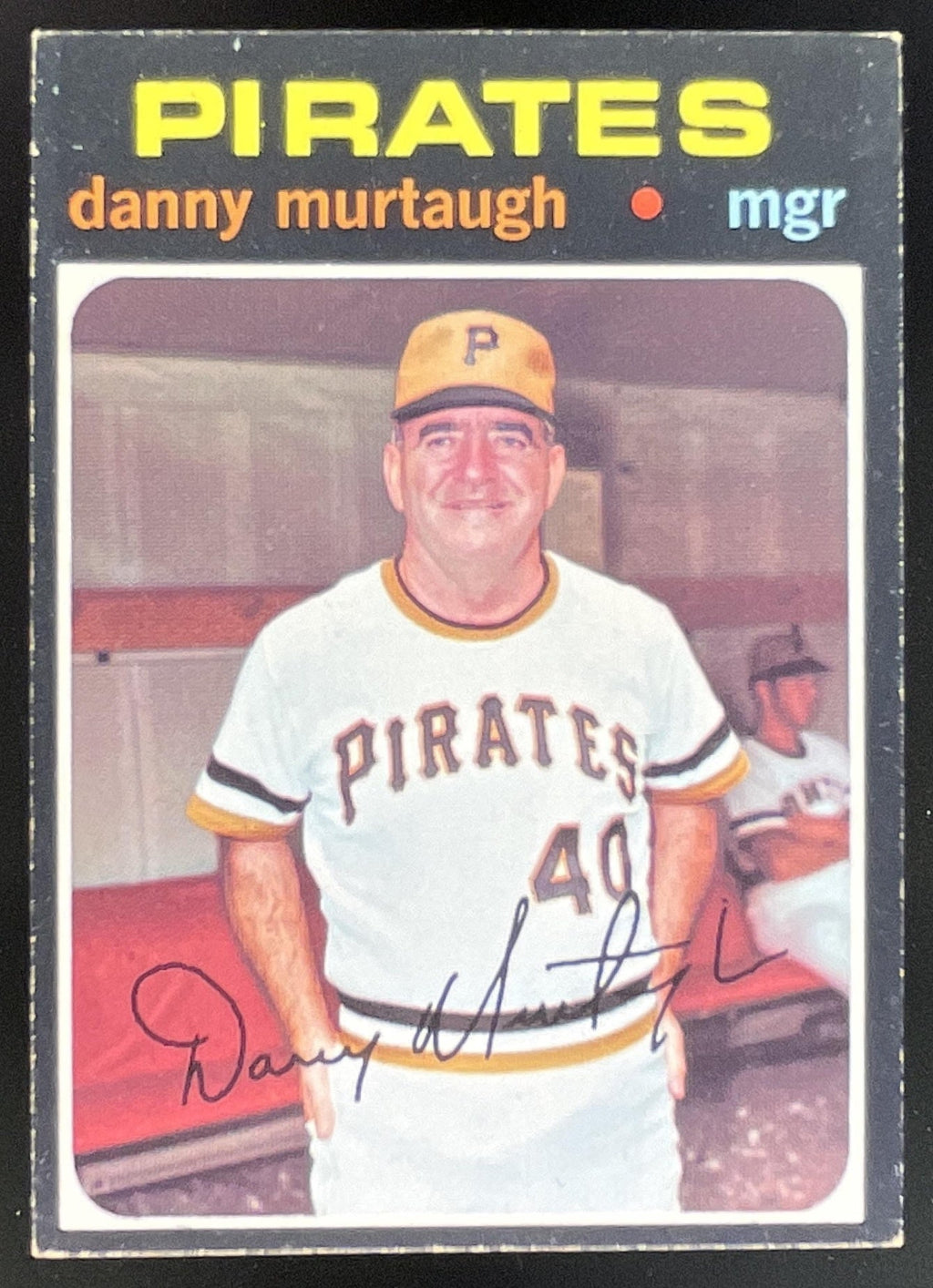 1971 Topps #437 Danny Murtaugh product image 1, provided for visual reference and product detail review