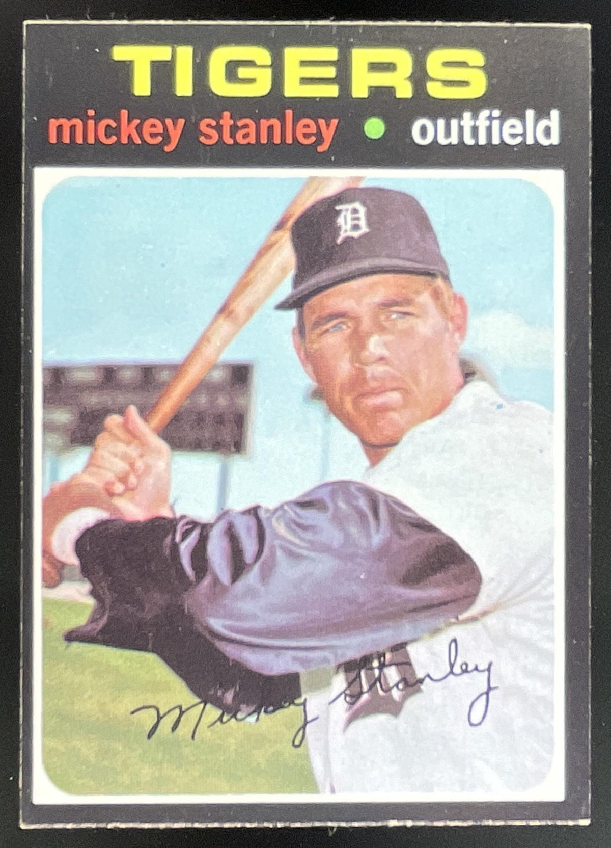 1971 Topps #524 Mickey Stanley product image 1, provided for visual reference and product detail review
