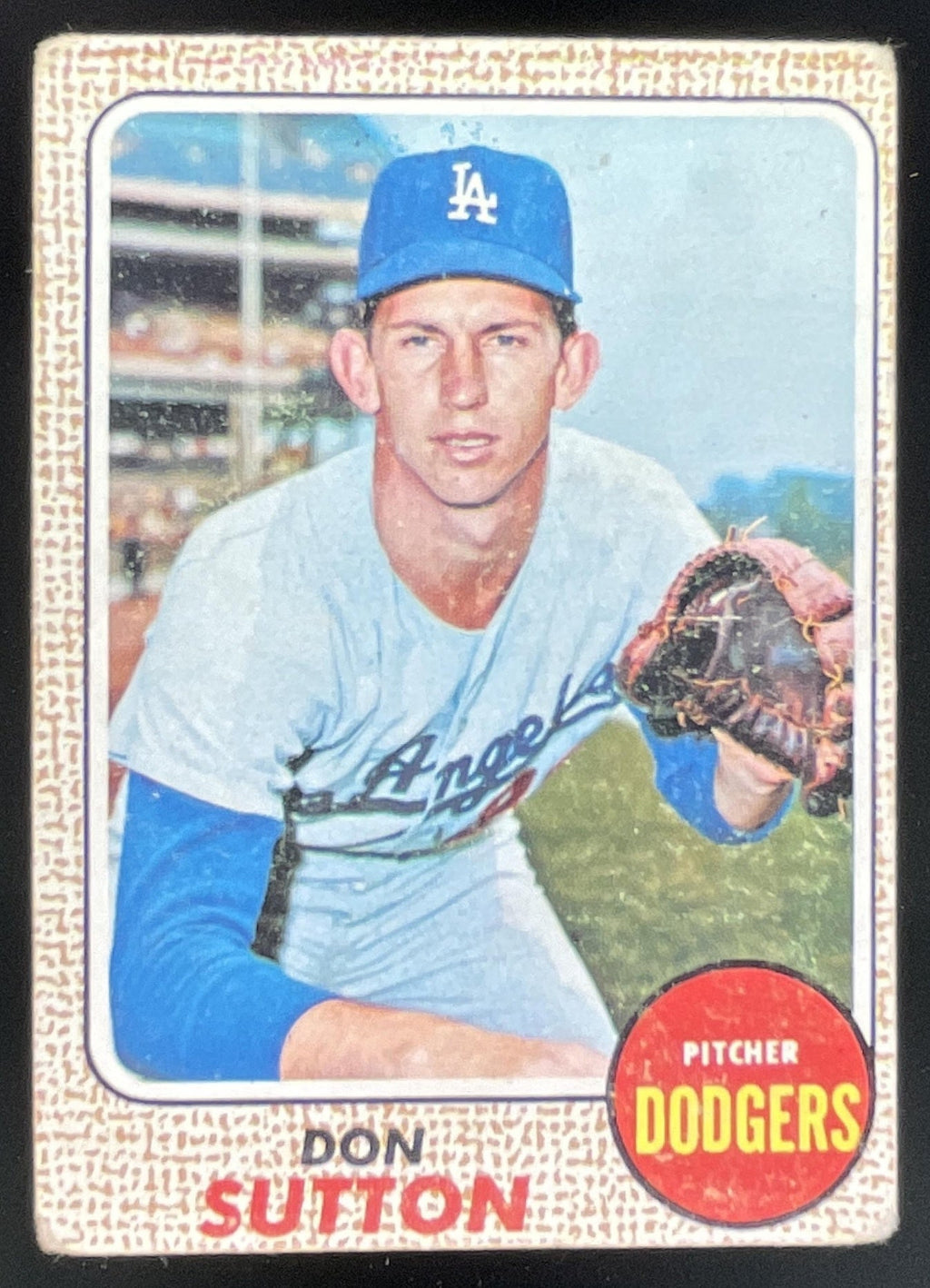1968 Topps #103 Don Sutton product image 1, provided for visual reference and product detail review