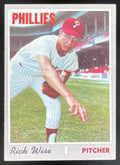 1970 Topps #605 Rick Wise product image 1, provided for visual reference and product detail review
