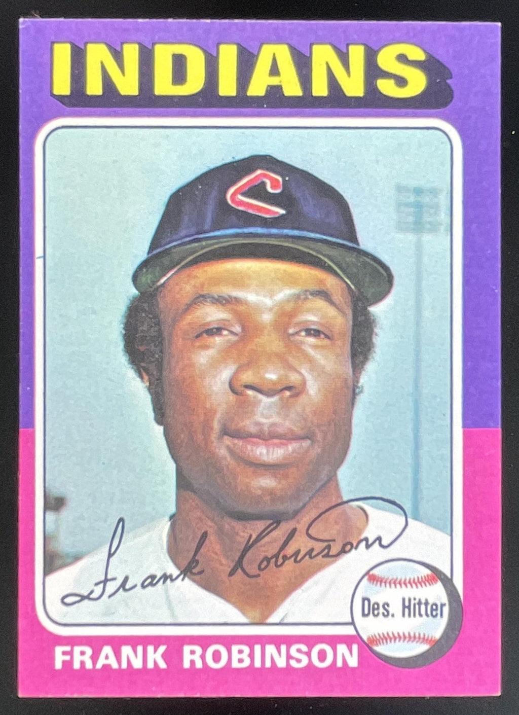 1975 Topps #580 Frank Robinson product image 1, provided for visual reference and product detail review