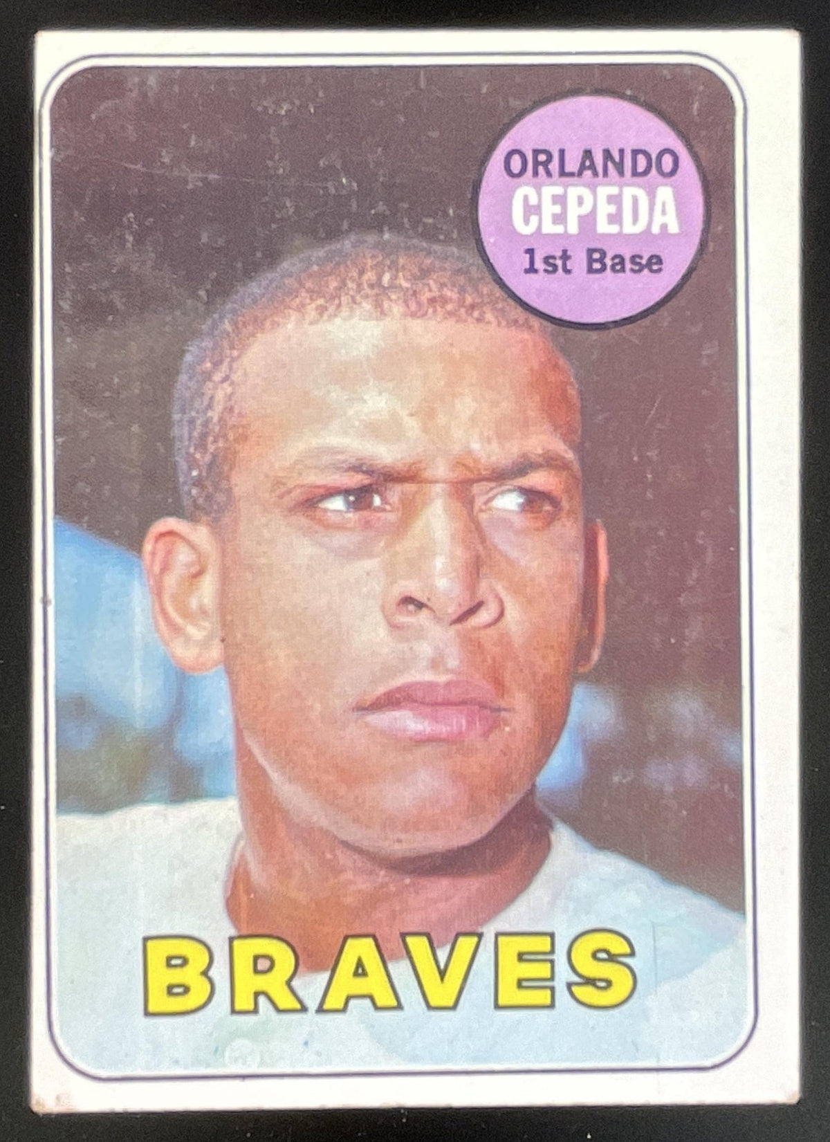 1969 Topps #385 Orlando Cepeda product image 1, provided for visual reference and product detail review