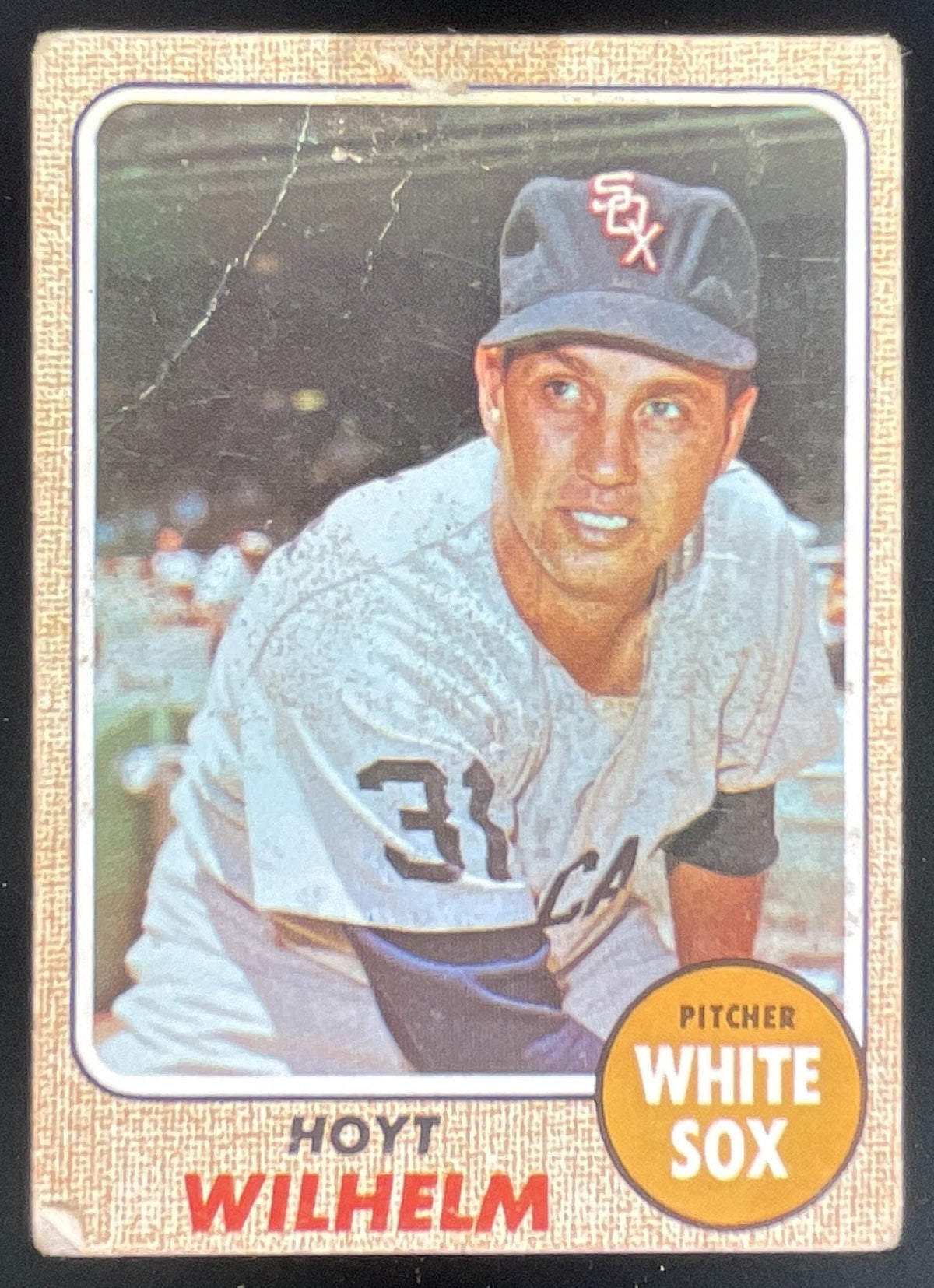 1968 Topps #350 Hoyt Wilhelm product image 1, provided for visual reference and product detail review