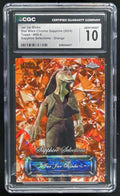 2024 Topps Chrome Sapphire Star Wars Selections Orange #SS6 Jar Binks /25 CGC 10 product image 1, provided for visual