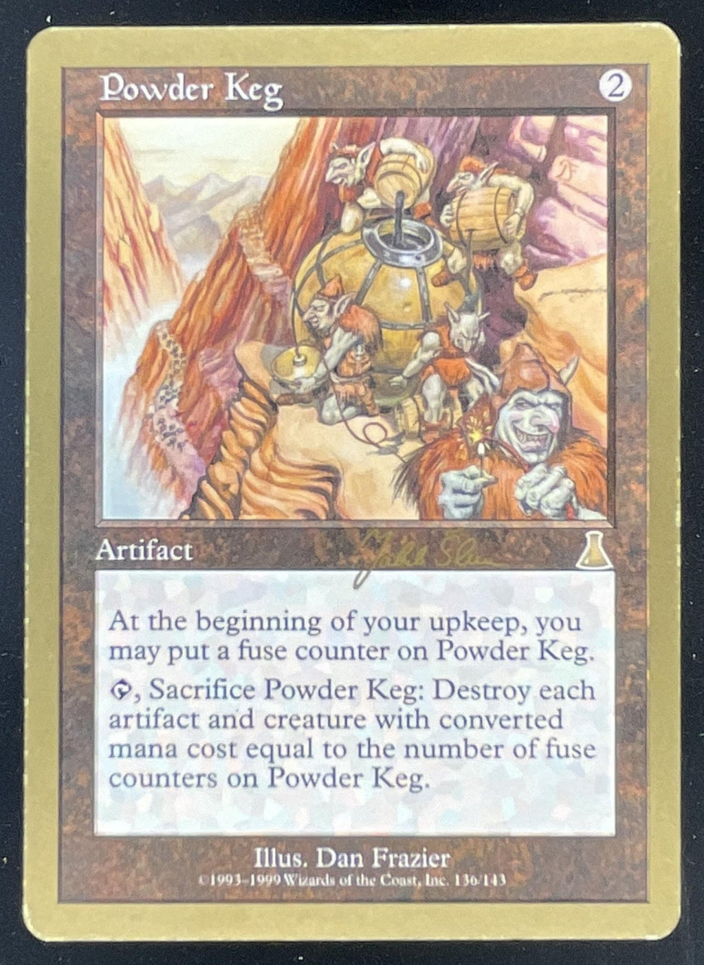 1999 Magic: The Gathering World Championship Decks 1999 #136 Powder Keg product image 1, provided for visual reference and