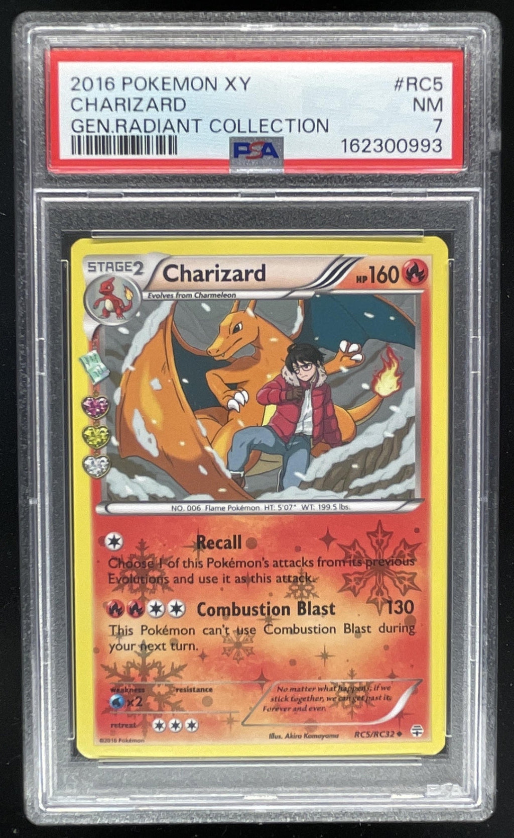 2016 Pokemon Generations #RC5/RC32 Charizard PSA 7 product image 1, provided for visual reference and product detail review