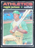 1971 Topps #20 Reggie Jackson product image 1, provided for visual reference and product detail review