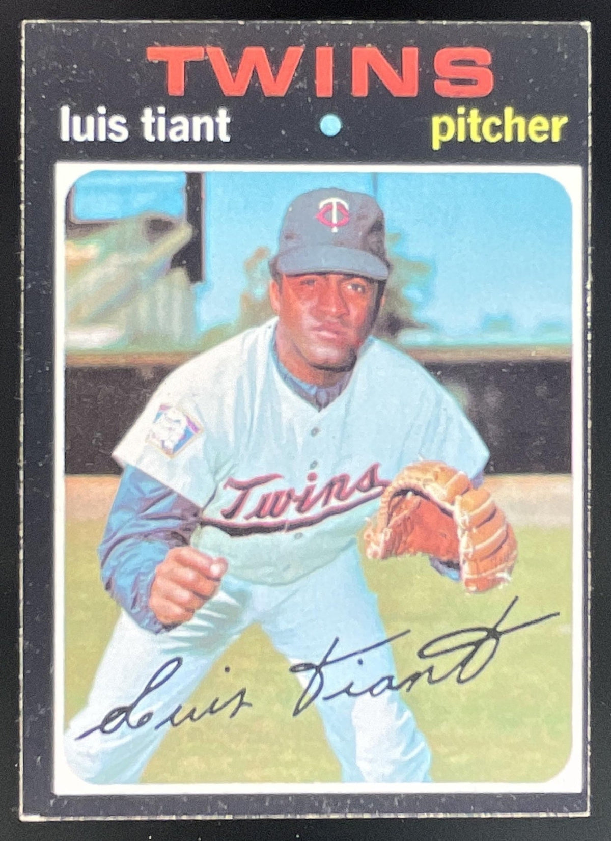 1971 Topps #95 Luis Tiant product image 1, provided for visual reference and product detail review
