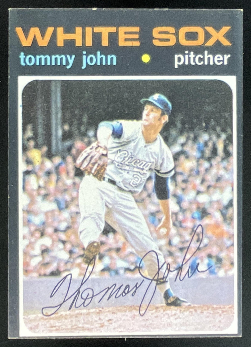 1971 Topps #520 Tommy John product image 1, provided for visual reference and product detail review