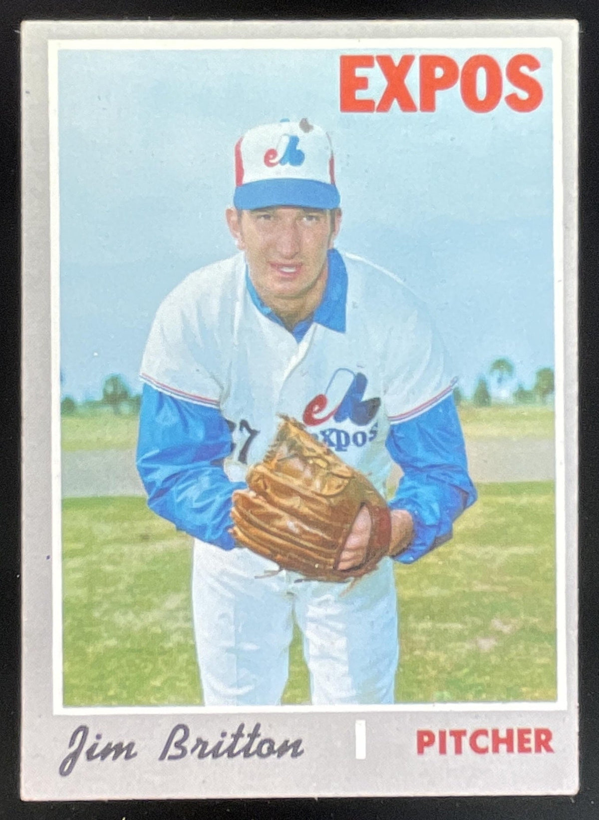 1970 Topps #646 Jim Britton product image 1, provided for visual reference and product detail review