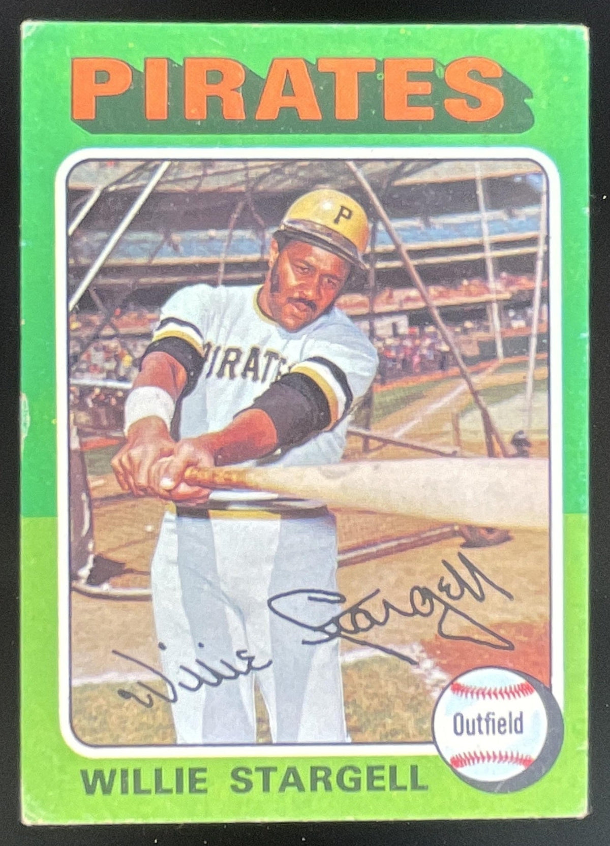 1975 Topps #100 Willie Stargell product image 1, provided for visual reference and product detail review