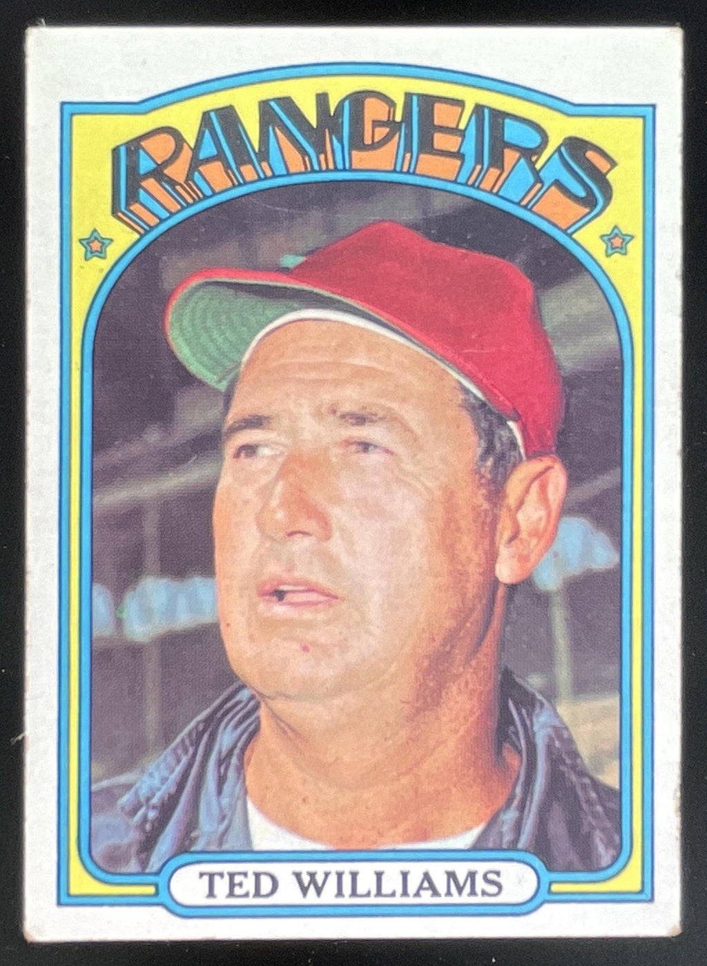 1972 Topps #510 Ted Williams product image 1, provided for visual reference and product detail review