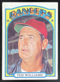 1972 Topps #510 Ted Williams product image 1, provided for visual reference and product detail review